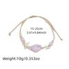 Bohemian Muschel Seestern Muscheln Perlenarmbänder für Damen Mädchen Boho Stil Muschel Perlen Strand Armreifen Schmuck Geschenk Verstellbar