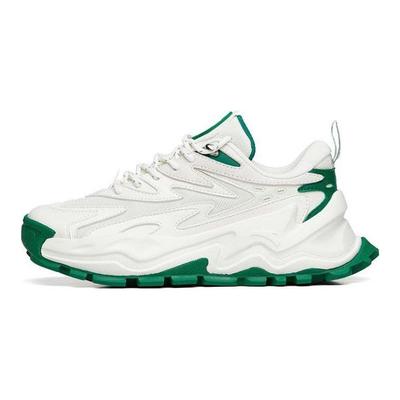 Hot Fabric Two-Layer Suede Retro Wear-Resistant Low-Top Casual Shoes Women Sneaker White Green 122148880R-5