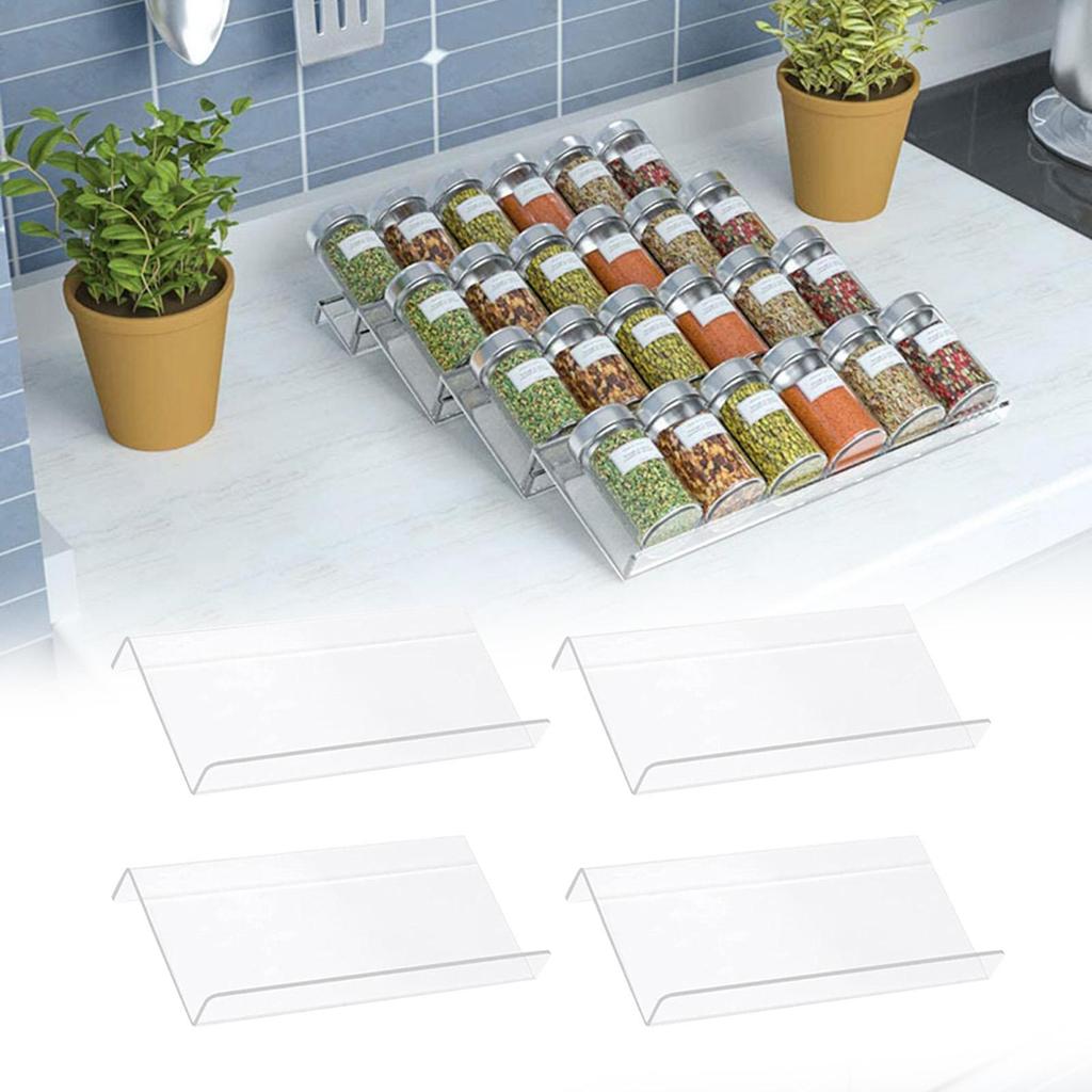 Spice Drawer Organizer Rack Tray for Pepper Storage Holder Seasoning Jars Drawers