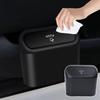 Black Car Trash Can Garbage Bin Bag Organizer Storage Box Universal Waterproof