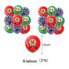 Anpanman Birthday Party Decorations: Cake Topper, Balloons, Banner, and Flag Set.