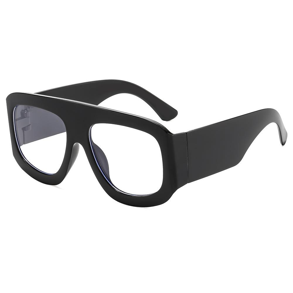 Oversized Thick Frame Aviator Sunglasses Fashion Cool Unisex Sun Glasses