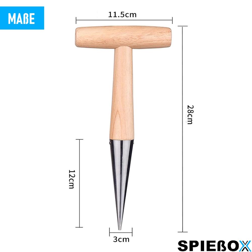 SPIEßOX Planting Wood, Dibber, Seed Setter, Planting Aid, Plant Stick