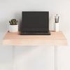 Vidaxl Tabletop, 60X60X(2-6)Cm, Raw, Solid Oak with Natural Edge