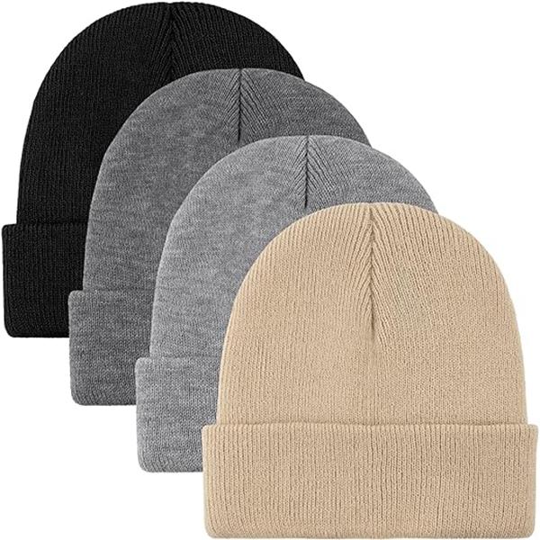 Custom Cute Luxury Warm Lambs Wool Knitted Unisex Beanie Winter Hand Drawn Business Travel Striped Logo Xlm