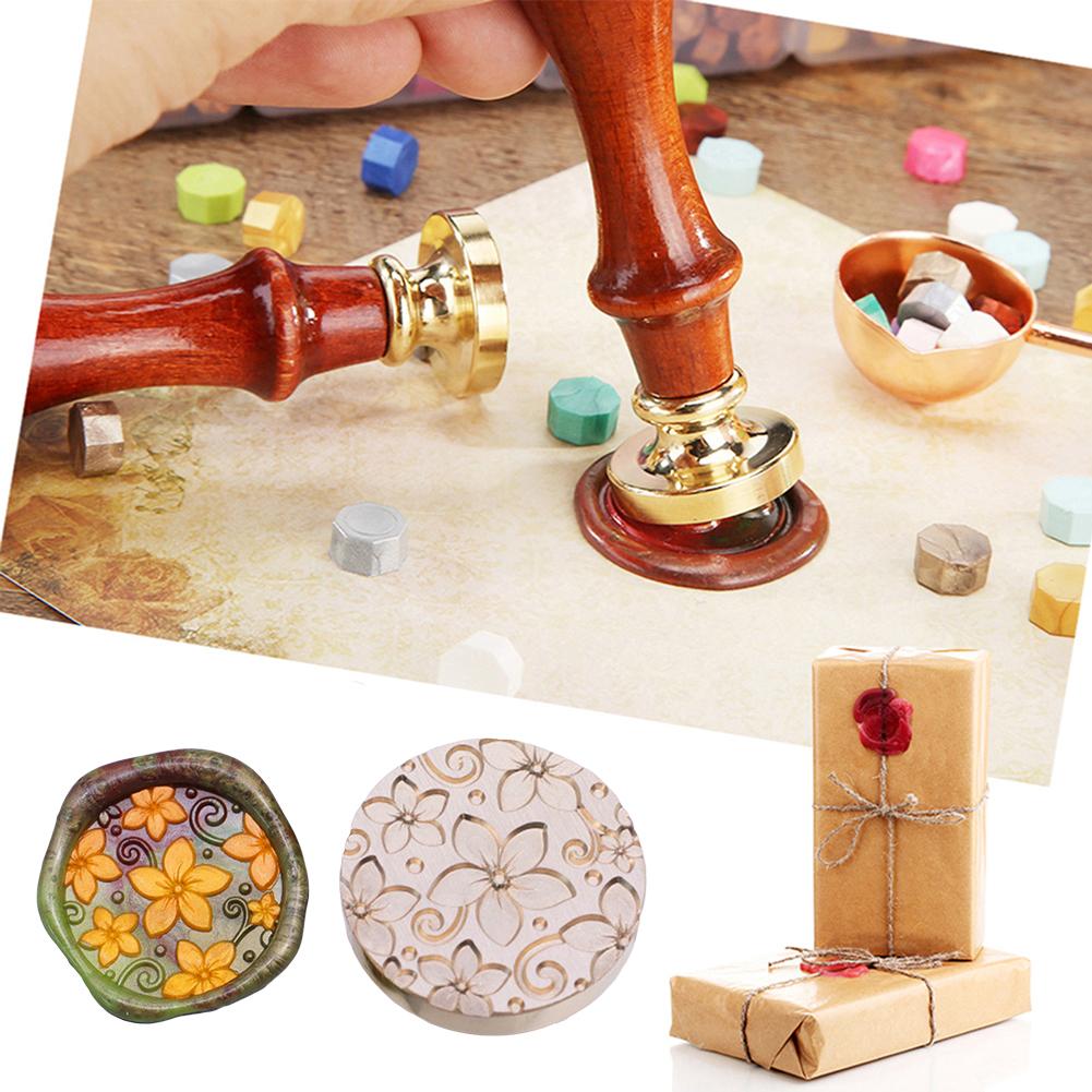 Cartoon Cute Cherry Rose Sealing Wax Stamps Wedding Invitation Envelopes Wax Stamp Sealing Stamps Craft Supplies