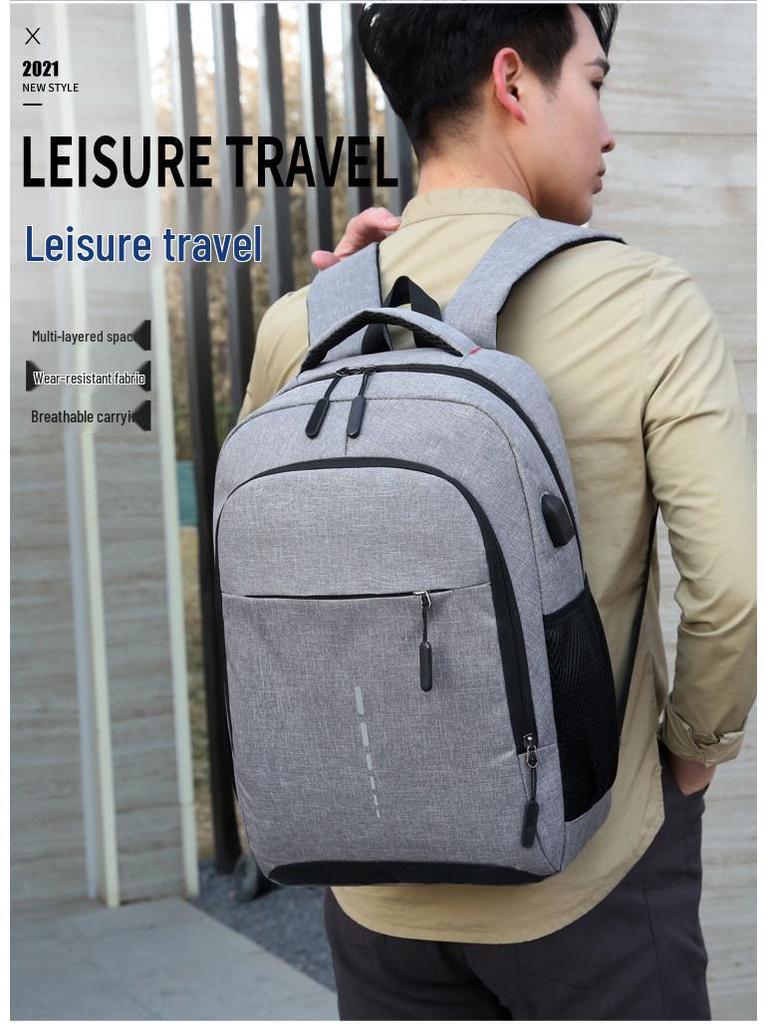 Korean Style Reflective Large Capacity Student Backpack