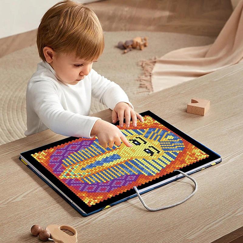 100 Quests Digitales Malbuch Lustiges Malbuch Schnelltrocknende Doppelseitige Aquarellstift Farbe nach Zahlen Aktivitätsbuch