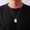 Lucky Ace of Spades Men Necklaces Stainless Steel Playing Punk Styles Card Poker Pendant Necklace Hip-hop Jewelry Gifts
