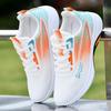 New Spring and Autumn Flying Woven Mesh Shoes Breathable and Lightweight Running Shoes Non-slip Casual Sports Shoes Soft-soled Fitness Shoes