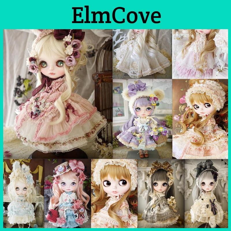 Full 5d Diy Drill Diamond Painting"cartoon Doll" Pattern Embroidery Painting Mosaic Craft