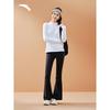 ANTA Women's Half-Zip Long Sleeve Knit Sport Top