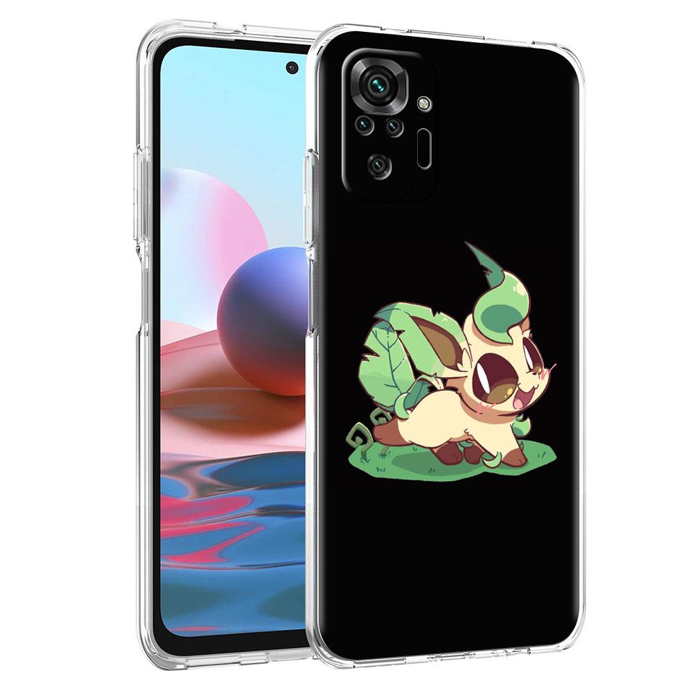

Чехол для телефона Pokemon Cute Eevee для Xiaomi Redmi Note 11 10 9 8 Pro 9S 10S 9A 9C, противоударный, K40 8T 7 9T, мягкий силиконовый чехол TPU Redmi K40