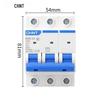 Zhengtai NXB-631P Miniature Circuit Breaker: 2P Household, 3P 63A, 4P 32A Electric Switch