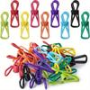 10pcs Colorful Mini Clothespins - Coated Metal Clips with High Elasticity, Multi-Purpose Reusable Bag Sealing Clips for Kitchen