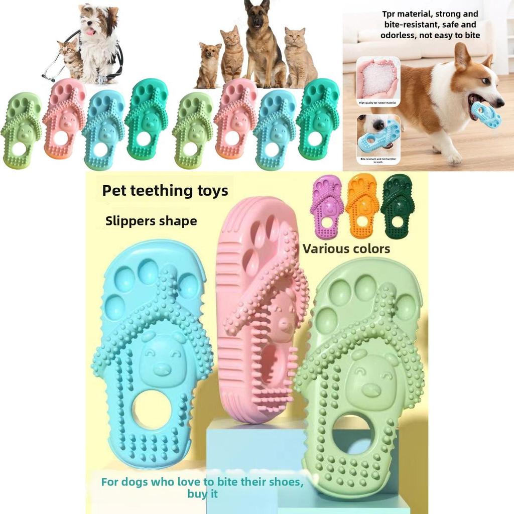 Tpr Chew Shoes Pet Toy For Dogs And Cats With Tooth Cleaning Features Suitable For Play