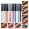 Ombre à paupières liquide diamant unique, 12 couleurs, perle psychédélique brillante, ombre à paupières couchée, maquillage en larmes de vers à soie