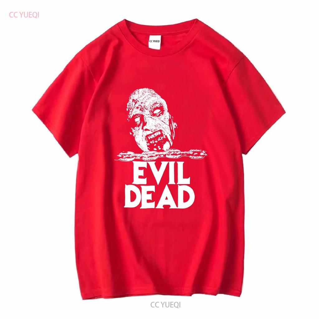 Vintage Evil Dead Horror Zombie Film T-Shirt Nacht Lebende Tag Rückkehr Shaun Re Animator 28 Days Later Lucio Fulci George Romero