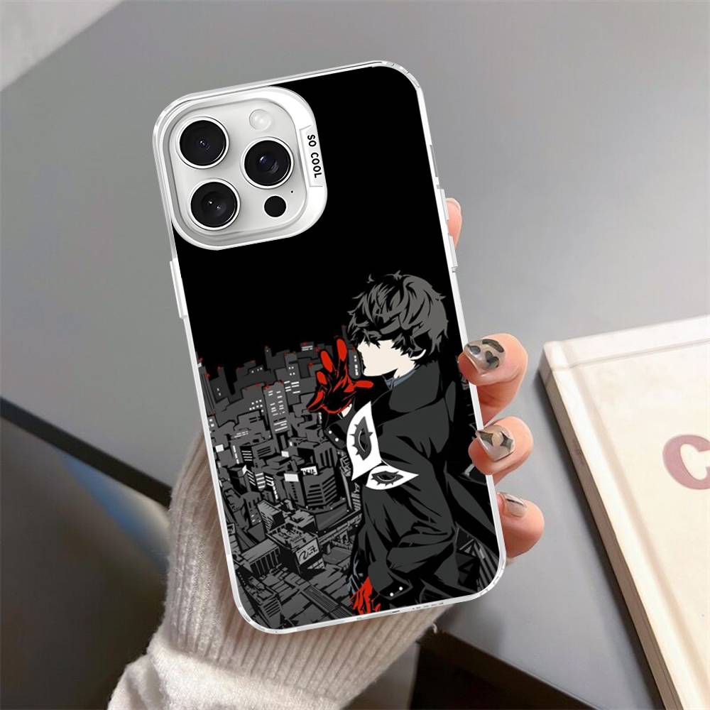 Persona 5 Colorful Phone Case For iPhone 17 16 15 14 13 12 11 Pro Max Plus Matte Cover