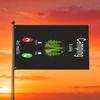 Camping Is Calling Polyester Flag with 2 Grommets, Suitable for Home/Garden/Outdoor/Indoor Use, Multiple Sizes Available. Wall Banner, Poster Banner,