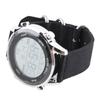 Men Digital Sports Watch Rainproof Alarm Countdown Dual Time Zone Nylon Strap Digital Watch with Stopwatch for Outdoor