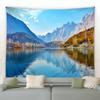 Home Decoration Wall Tapestry White Cloud Room Decoration Curtain Fashion Blue Sky Mountain Lake Art Digital Printing