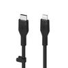 Câble - belkin - flex lightning-usb-c - 15w - 1 m - silicone noir