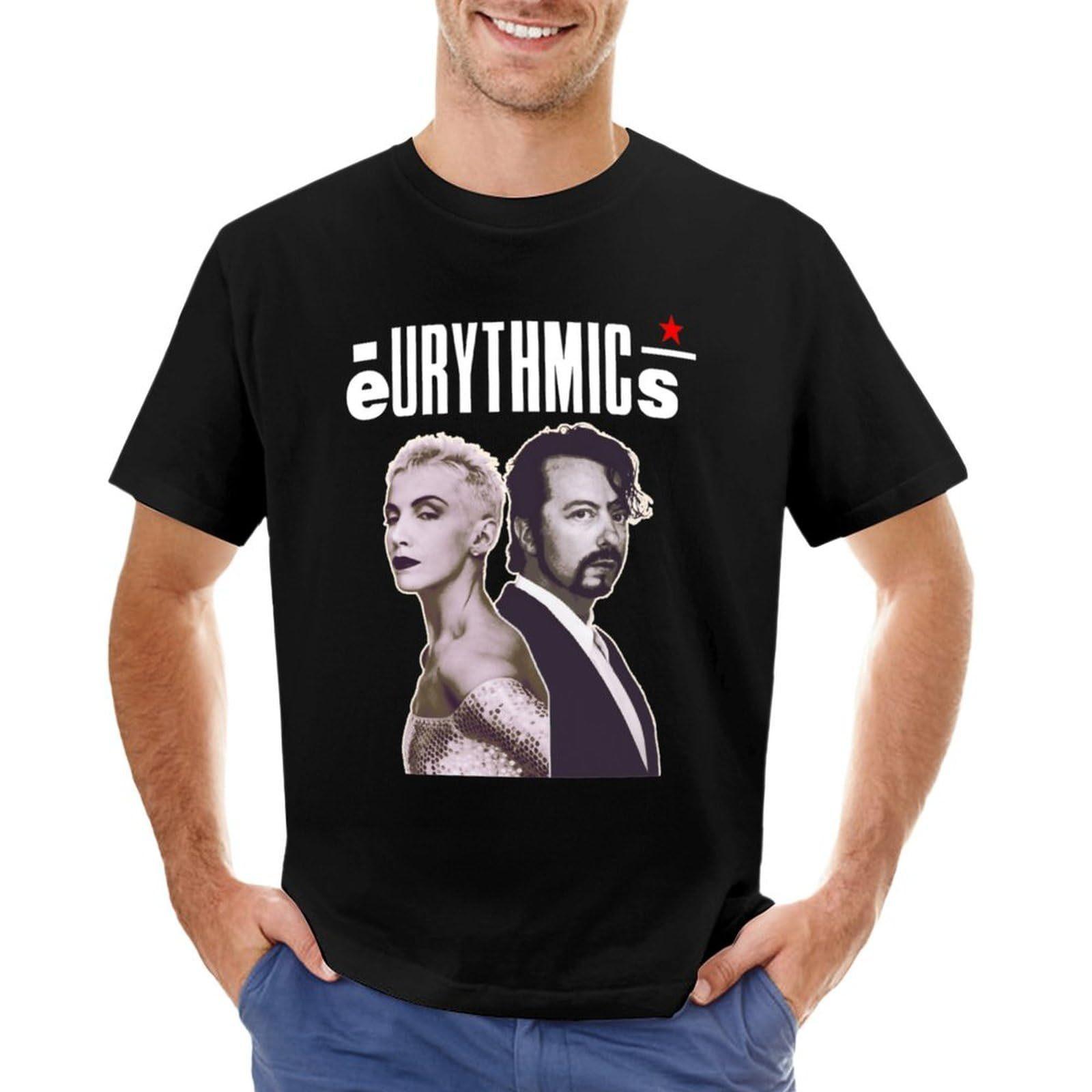 Eurythmics Duo Portrait Tee T-Shirt S чёрный