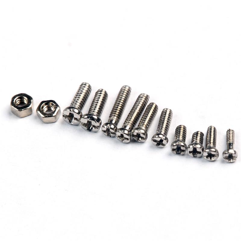 1000Pcs/lot M1-M1.6 Stainless Steel Screws +1PC Screwdriver Micro Mobile Phone Glasses Screws And Nuts Boxed DIY