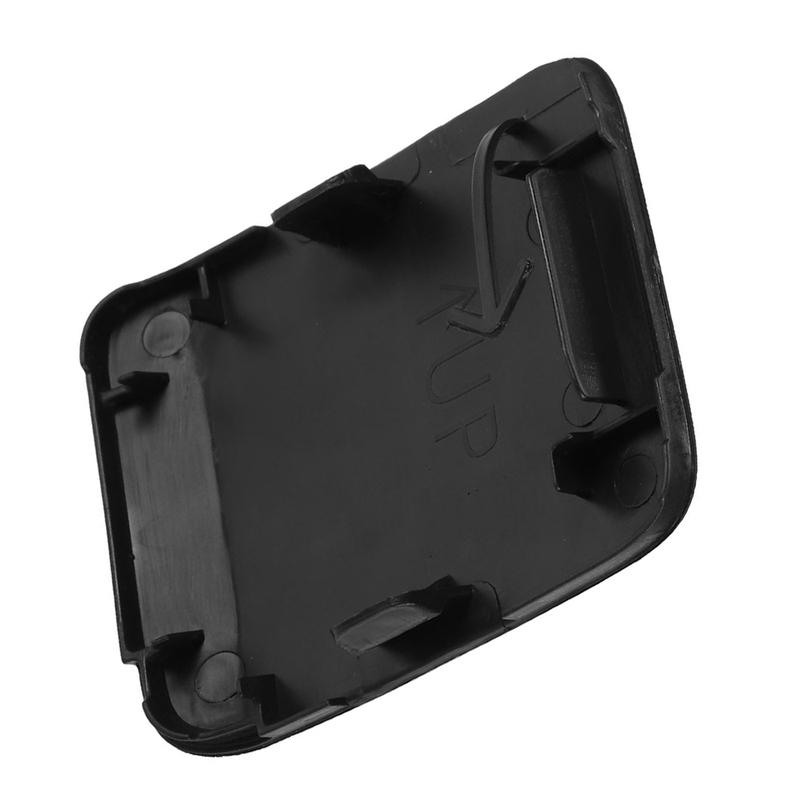 Car Front Bumper Tow Hook Cover Trailer Hauling Eye Cap Lid Black For Toyota CHR - 52128F4200 52128-F4200
