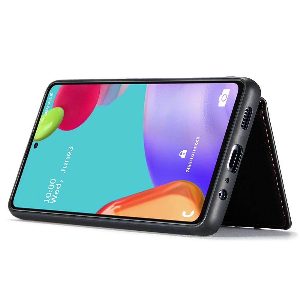 JEEHOOD J01 For Samsung Galaxy A52 4G/5G/A52s 5G Case Leather+TPU Detachable Phone Cover Card Bag