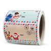 250 Stück/Rolle Klebeetiketten Vintage Weihnachten Frohe Weihnachten Weihnachtsgeschenke Feiertagsdekoration Geschenkanhänger Etikett Geschenkpapier