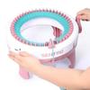 Smart Knitting Loom Kit Beginners Circular Crochet Machine DIY Handmade Create Hats Scarves Easy Handicraft Tool Sewing Supplies