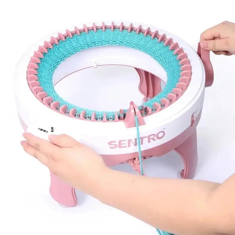 Smart Knitting Loom Kit Beginners Circular Crochet Machine DIY Handmade Create Hats Scarves Easy Handicraft Tool Sewing Supplies
