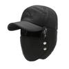 Unisex Winter Outdoor Hat: Thickened Velvet, Warm Lei Feng Style for Cycling & Cold Weather