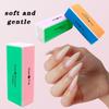 Colorful Four-Sided Nail Polishing Block - Four-Step Nail File and Buffer