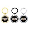 Für Cadillac ATS BLS CT4 CT5 CT6 CTS ESCALADE SLR SRX STS XT4 XT5 XT6 XTS Mode Auto Emblem Schlüsselanhänger Legierung Schlüsselring Zubehör