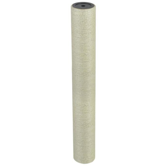 VidaXL Grattoir pour chats 8 x 60 cm 10 mm Beige