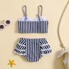 Cross-Border Girls' Halter Bikini Two-Piece Set