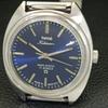 HAND-WINDING VINTAGE HMT KOHINOOR INDIAN MENS BLUE COLOR DIAL WATCH A441027-4
