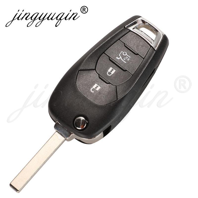 Jingyuqin 433.92Mhz FSK 4A Chip Car Remote Flip Key For Chevrolet Cruze 2015 Cavalier Trax Sonic Spark 2019+ Original OEM PCB