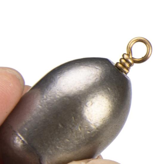 20Pcs/Set 360 Degree Rotatable Fishing Weight High Hardness Iron Reliable Rust-proof Fishing Casting