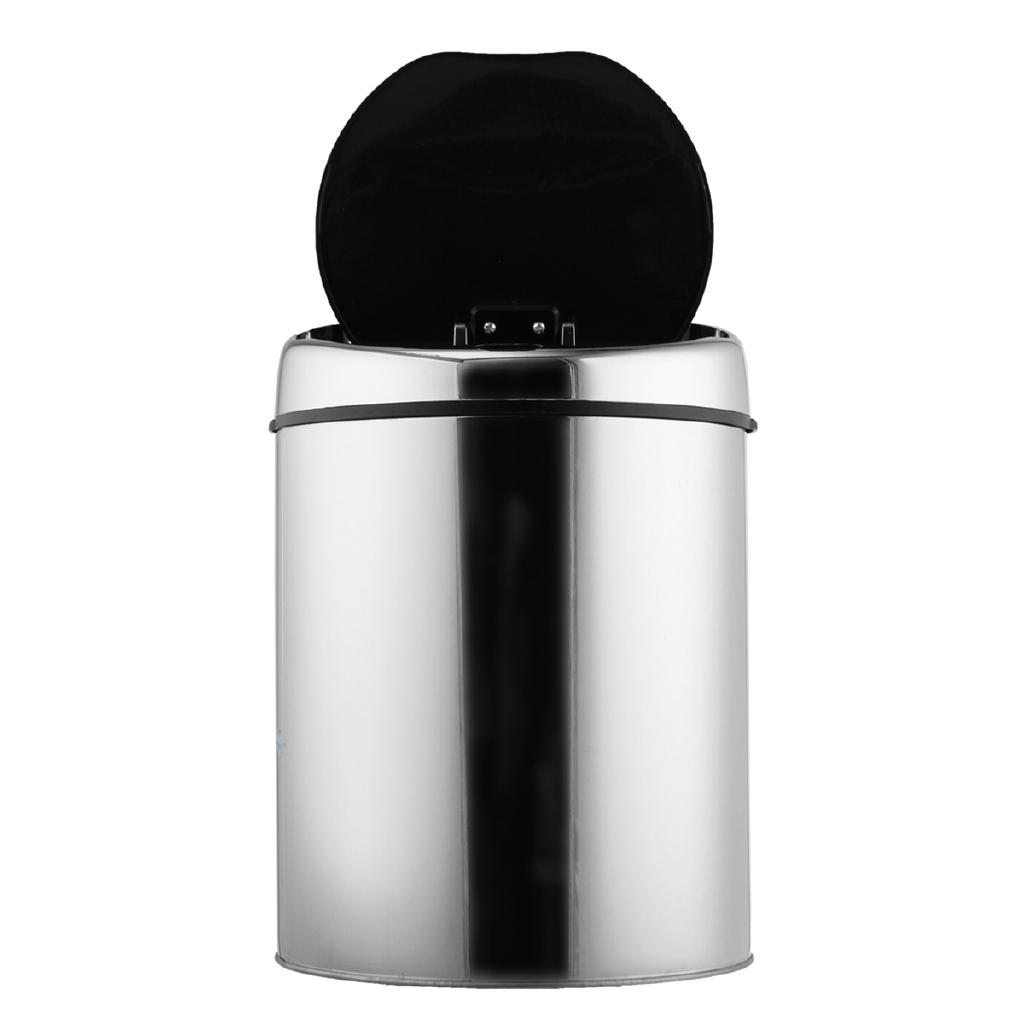 Automatic Stainless Steel Touchless Trash Recycle Motion Sensor Waste Bins Kitchen Trash Electronic Dustbin USB Charge