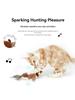 1pc Electric Interactive Cat Toy, Rechargeable Flapping Bird Plush Toys, Squeaking  Toys for Cats Fun Kitten Exercise Toys Soft