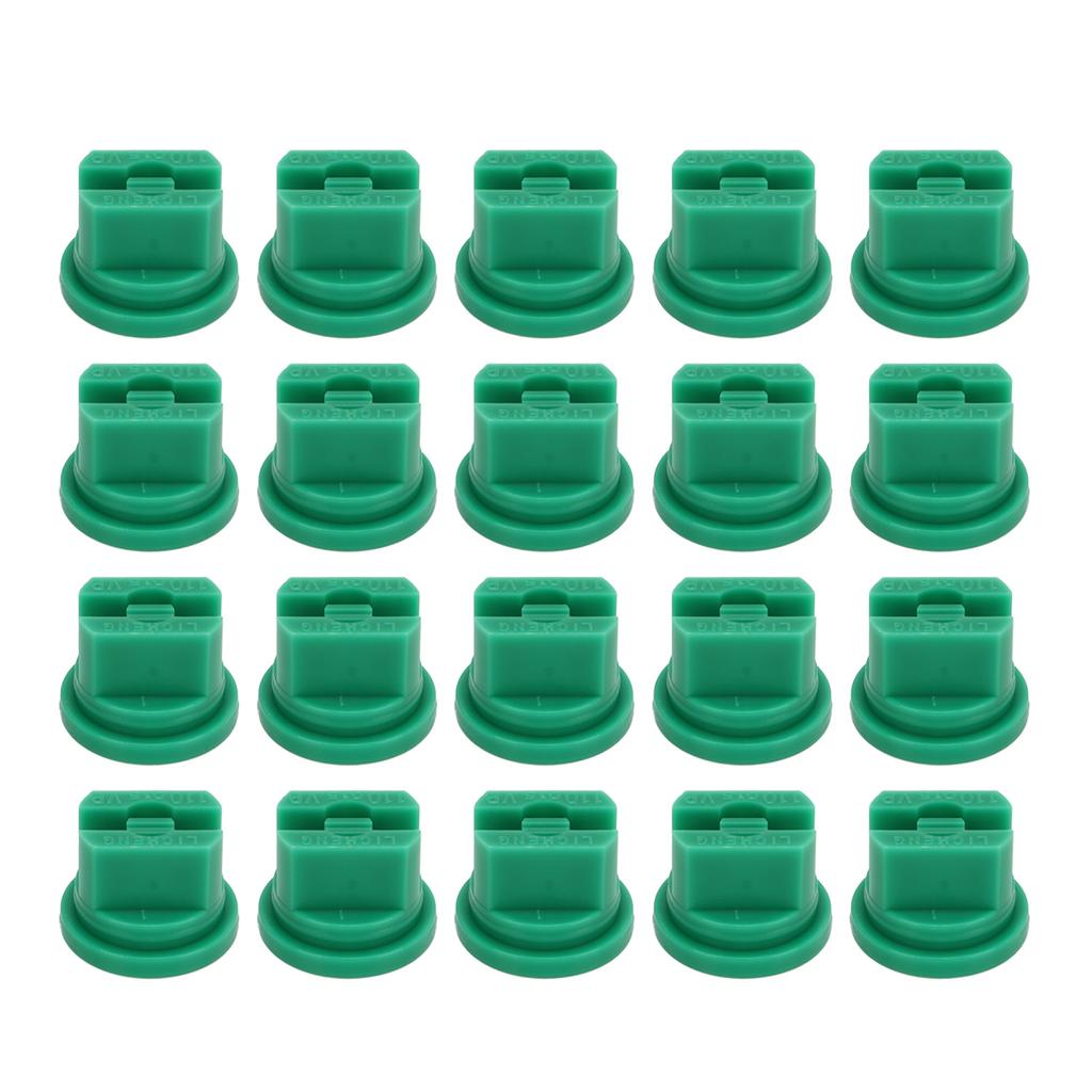 20pcs Flat Fan Spray Tip High Pressure Plastic Agricultural Sprayer Nozzle for Plant Protection