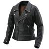 Daytona Motorcycle Leather Genuine Leather Rider WL Size 17818 Jacket, (Water-Repellent), Double-Breasted Jacket, DL-003, Black, (Women's),