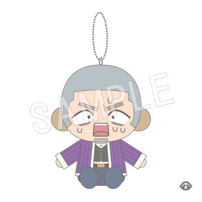 Chugai Mining Golden Kamuy x Personaggi Sanrio Peluche Seduto Mascotte Shiraishi x Monkichi la Scimmia in Poliestere, Circa. 110mm,