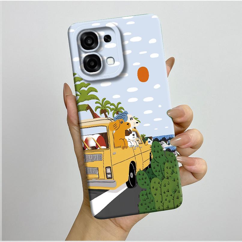 New Casing For Oppo A6 Pro 5G 4G CPH2781 CPH2799 Case Aesthetic Pretty Butterfly Flowers Soft Silicone Shockproof Back Cover