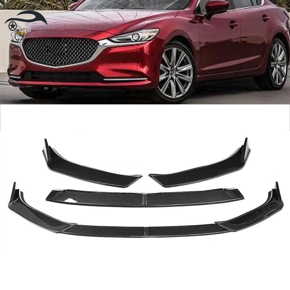 Mazda 6 Atenza 2019-2020 Передняя губа Угловая накладка на бампер Matte Black
