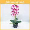 Künstliche Aphrodite Phalaenopsis Rchb Topfpflanze Für Geschenk Und Dekor Innen